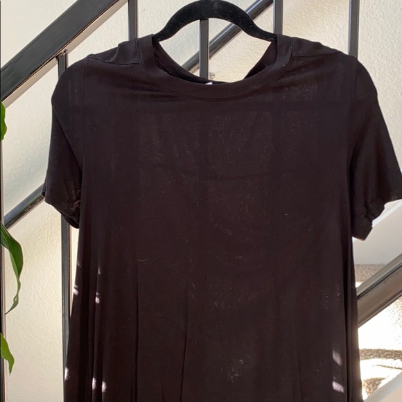 Babydoll Swing Black Dress - Picture 2 of 3